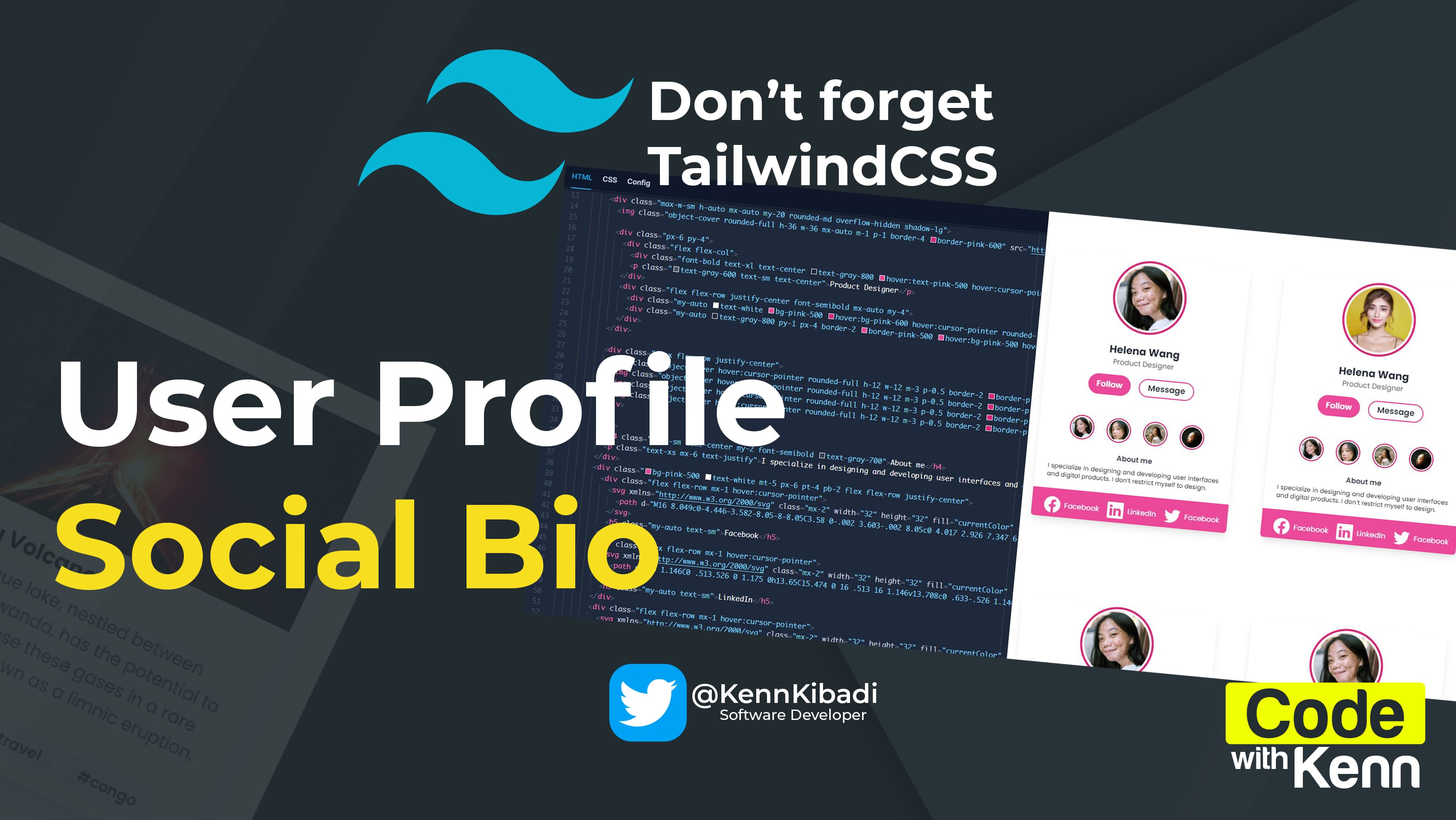 How I Built User Profile Interfaces using Tailwind CSS